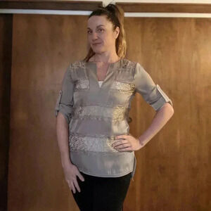 BCBG Max Azria Lace Top Size Sm